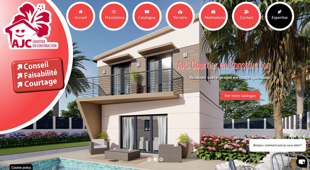 Site immobilier conçu pour rendre l’offre lisible