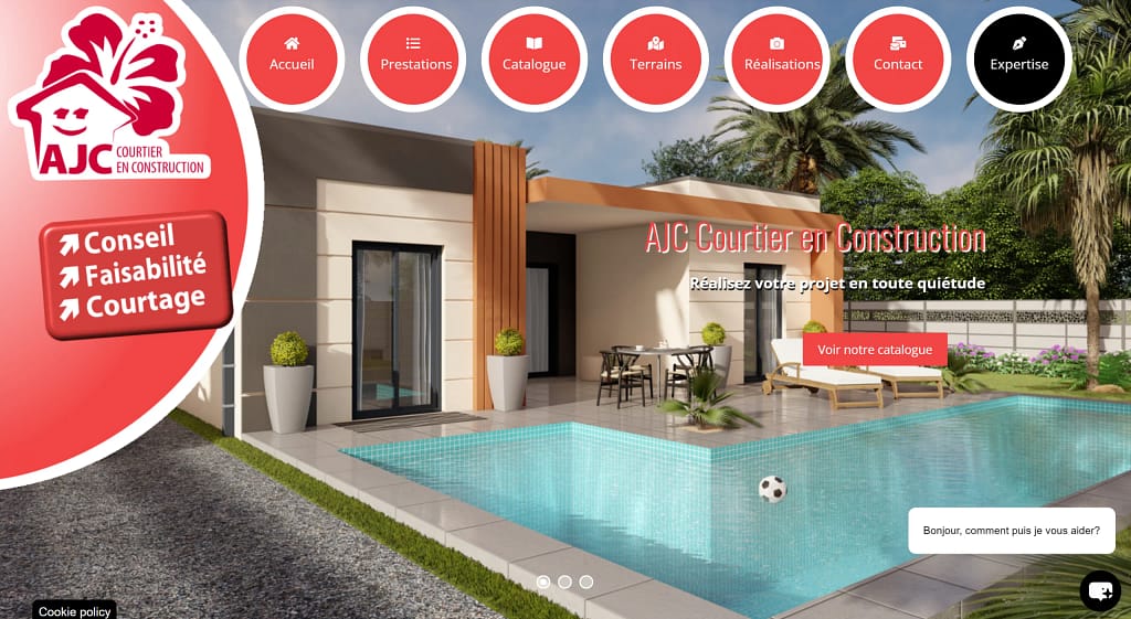 Site immobilier conçu pour rendre l’offre lisible