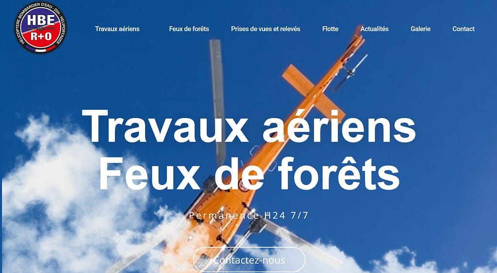 Site vitrine pour une activité de transport