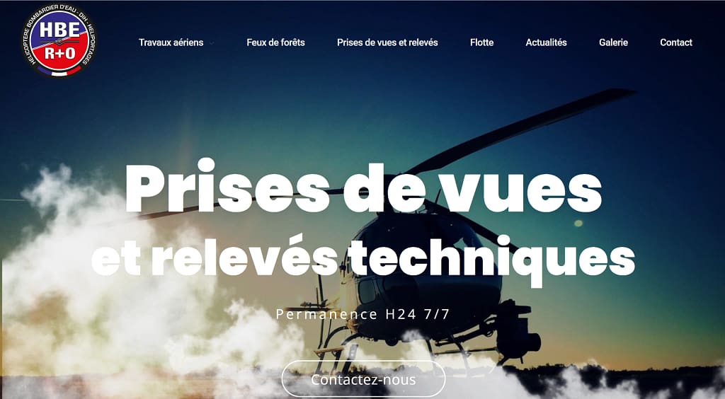 Site vitrine pour une activité de transport
