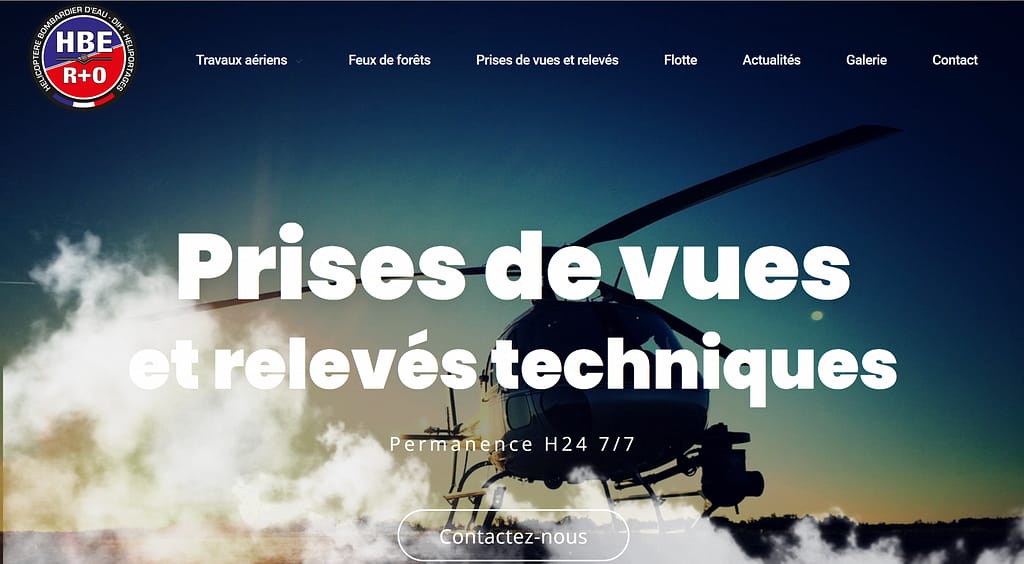 Site vitrine pour une activité de transport